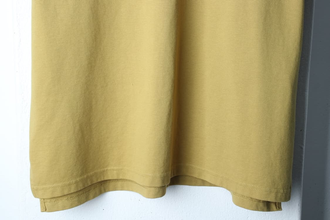 (XL-2XL) 엘무드 반팔 티셔츠 노랑 무지 놈코어-H30708 상품이미지4