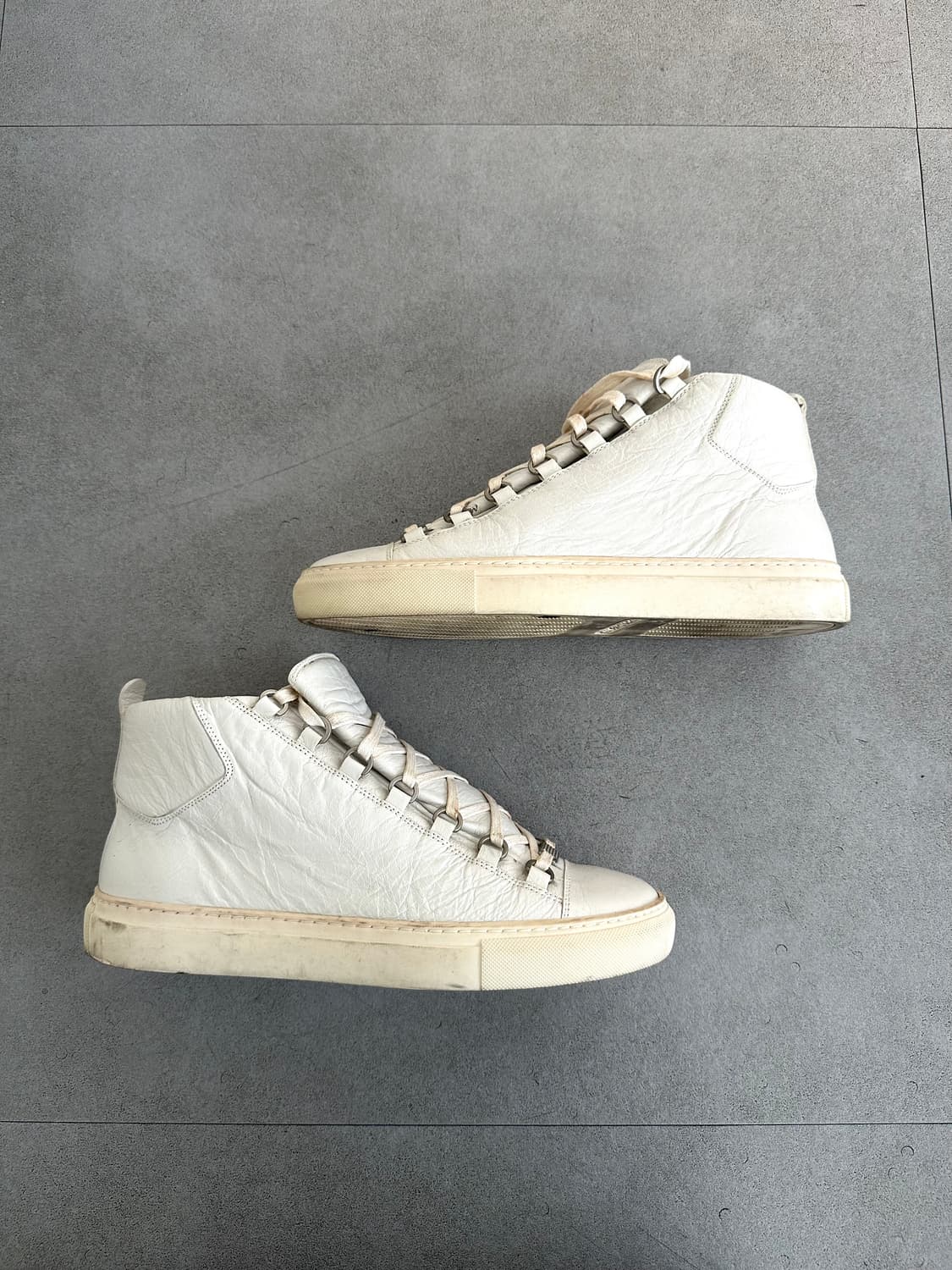 발렌시아가 아레나 크랙 레더 하이탑 상품이미지5