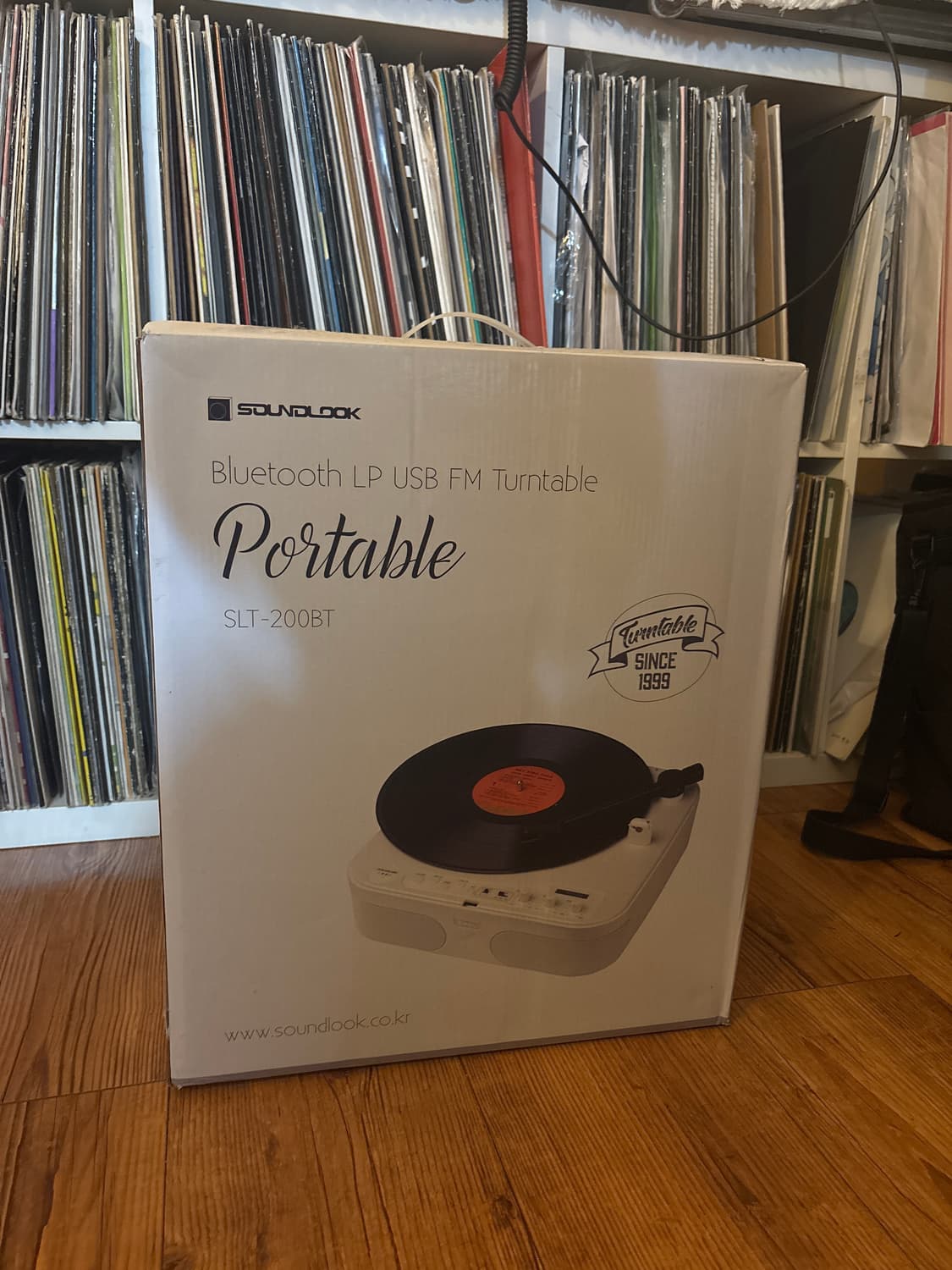 사운드룩 SLT-200BT 보헤미안 턴테이블 (휴대용, 블루투스 O) 상품이미지2