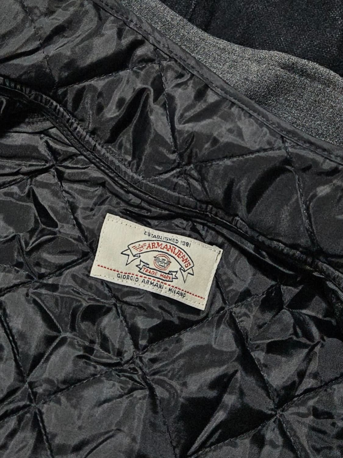 90s 알마니 진스 후드 자켓 2in1 M 40 armani jeans 상품이미지6
