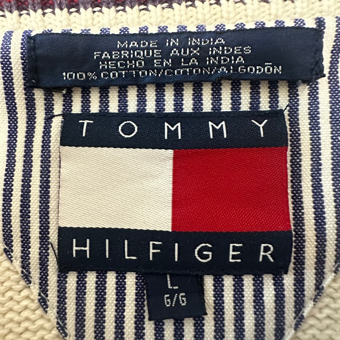 TOMMY HILFIGER old vintage knit sweater 상품이미지4