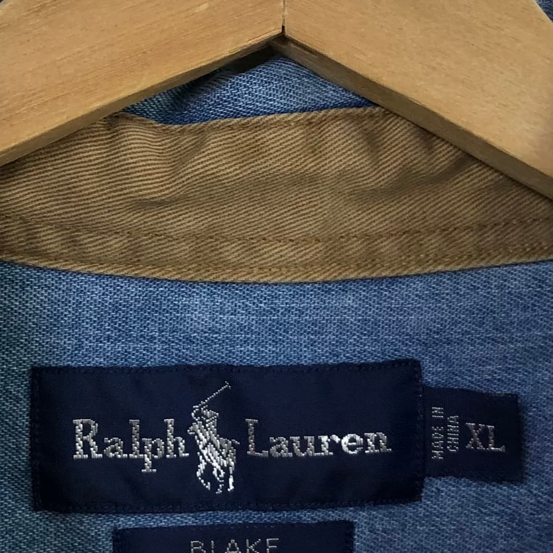 Xxl 폴로 데님 셔츠 상품이미지3