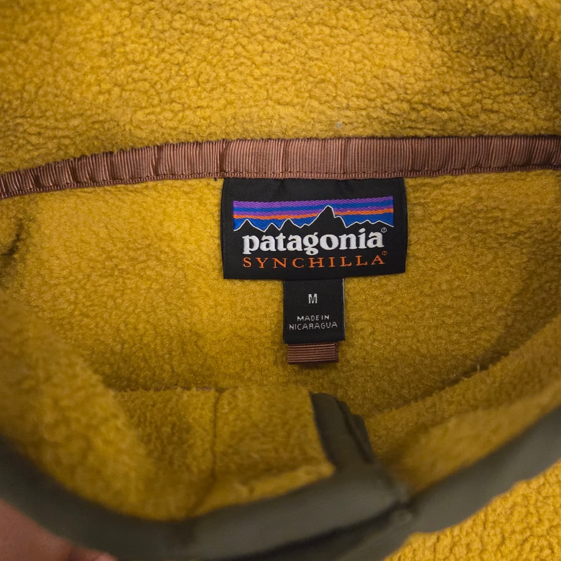 파타고니아 신칠라 m 옐로우 머스타드 캐빈골드 상품이미지3