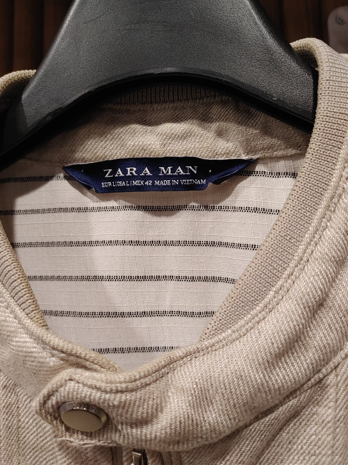 무배) 자라 맨즈 트러커 린넨 자켓 - L 상품이미지2