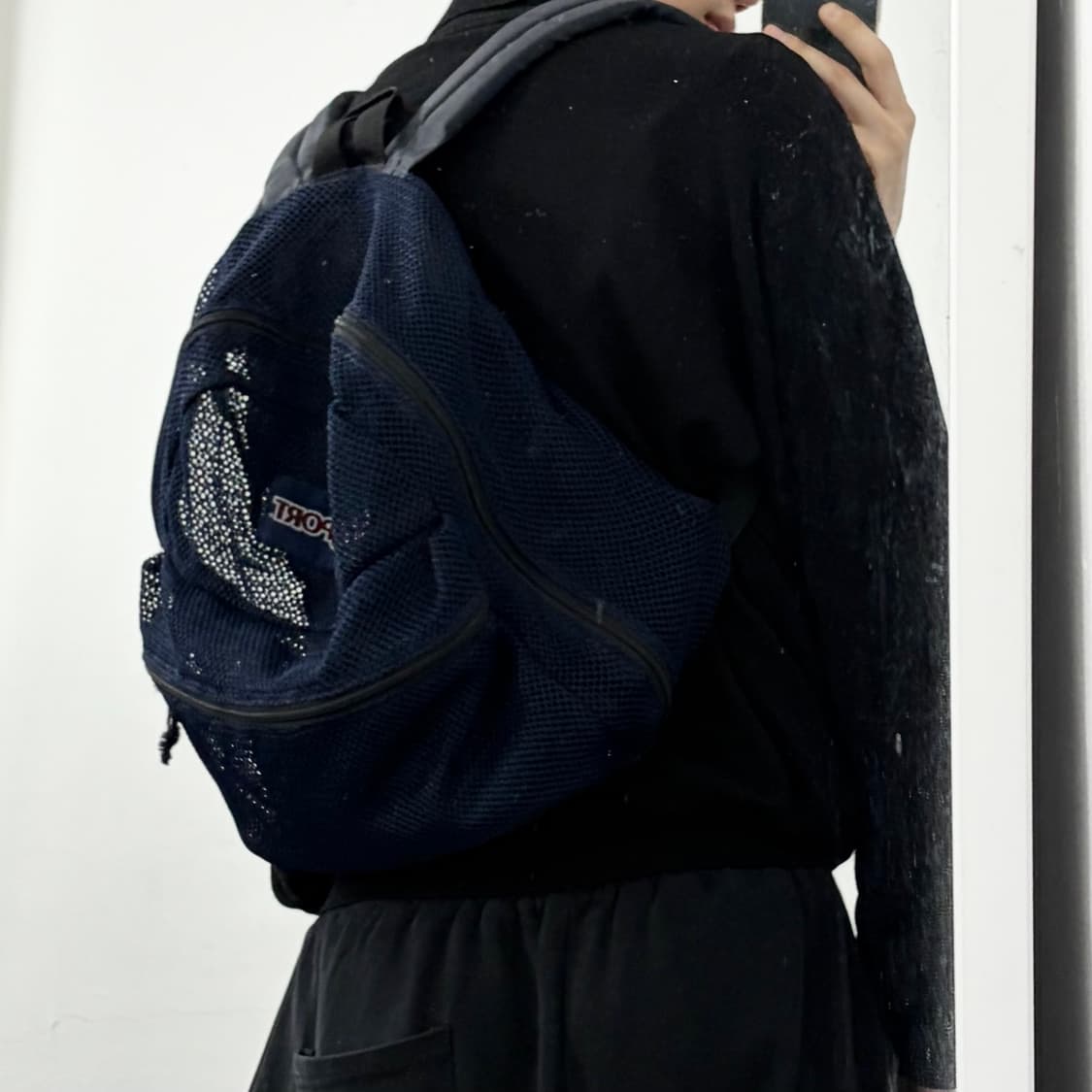 잔스포츠 시스루 메쉬 백팩 상품이미지2