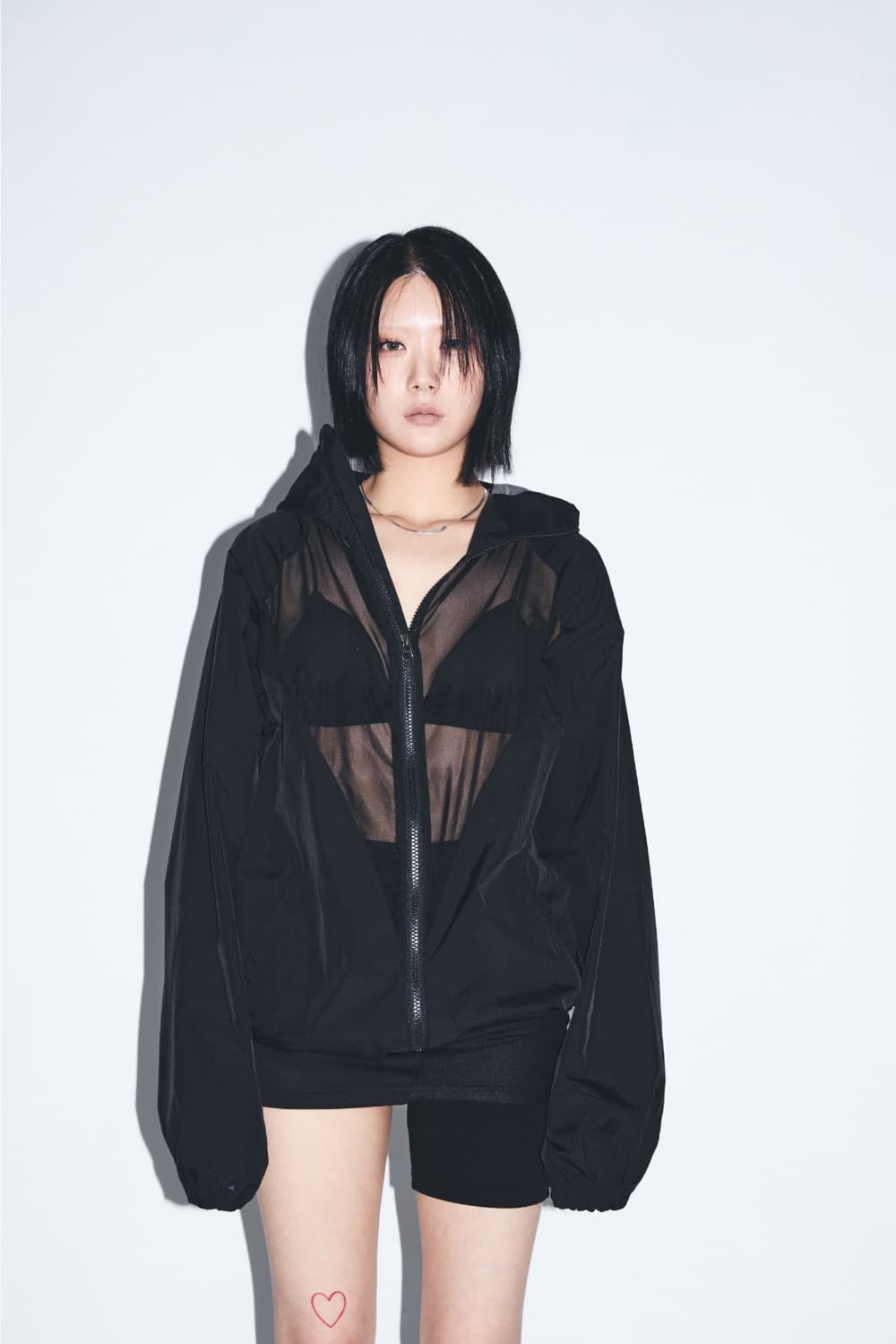 도키스 러프 셋업 팬츠스커트 블랙 고프코어 상품이미지2