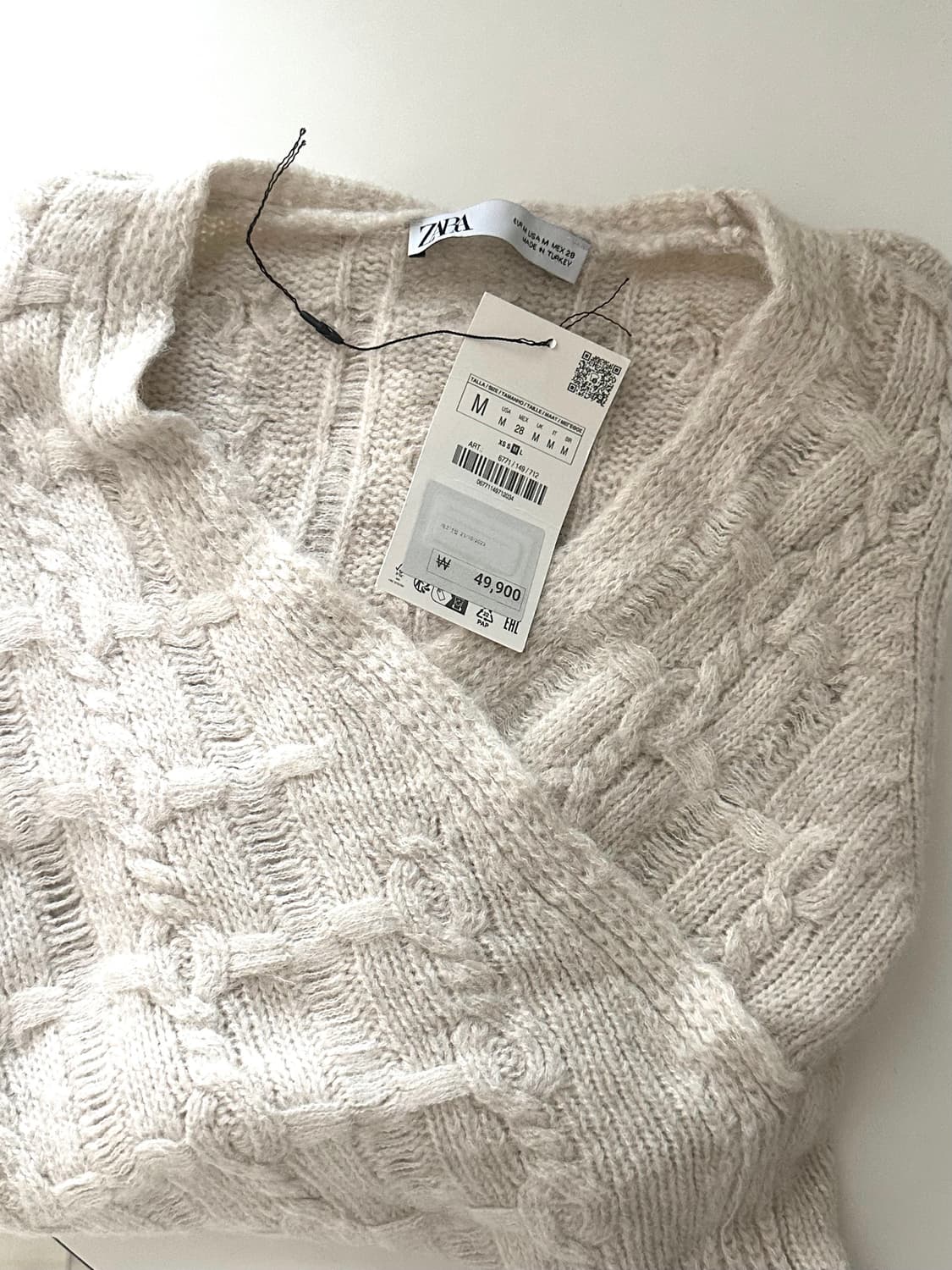 ZARA 니트 크롭 스웨터 상품이미지8