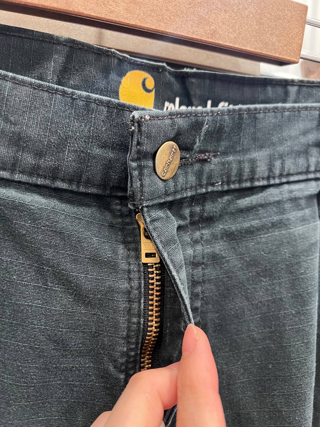 Carhartt 칼하트 립스탑 더블니 카고 워크 팬츠 (35-36) 상품이미지3