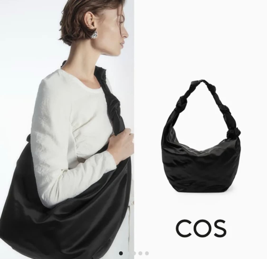 Cos 코스 나일론 히치 오버사이즈 크로스바디백 블랙 상품이미지1