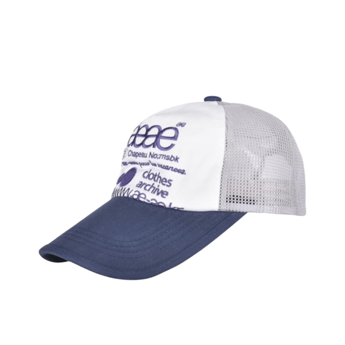 aeae 메쉬 볼캡 그레이 블루 상품이미지2