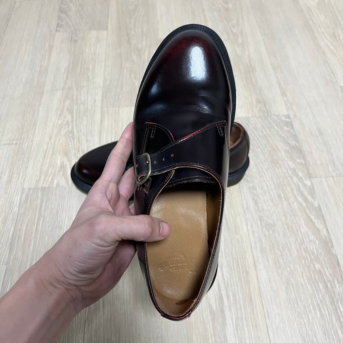 (240) 닥터마틴 Dr.martens LORNE 론 몽크 슈즈 버건디 상품이미지8