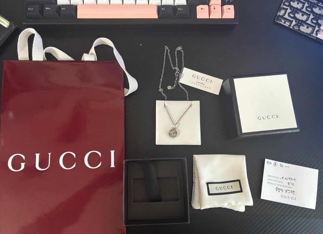 구찌 인터로킹 목걸이 상품이미지5