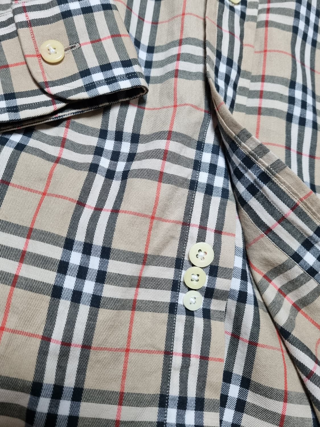 (정품) 버버리 남성 노바체크 셔츠 남방 상품이미지5