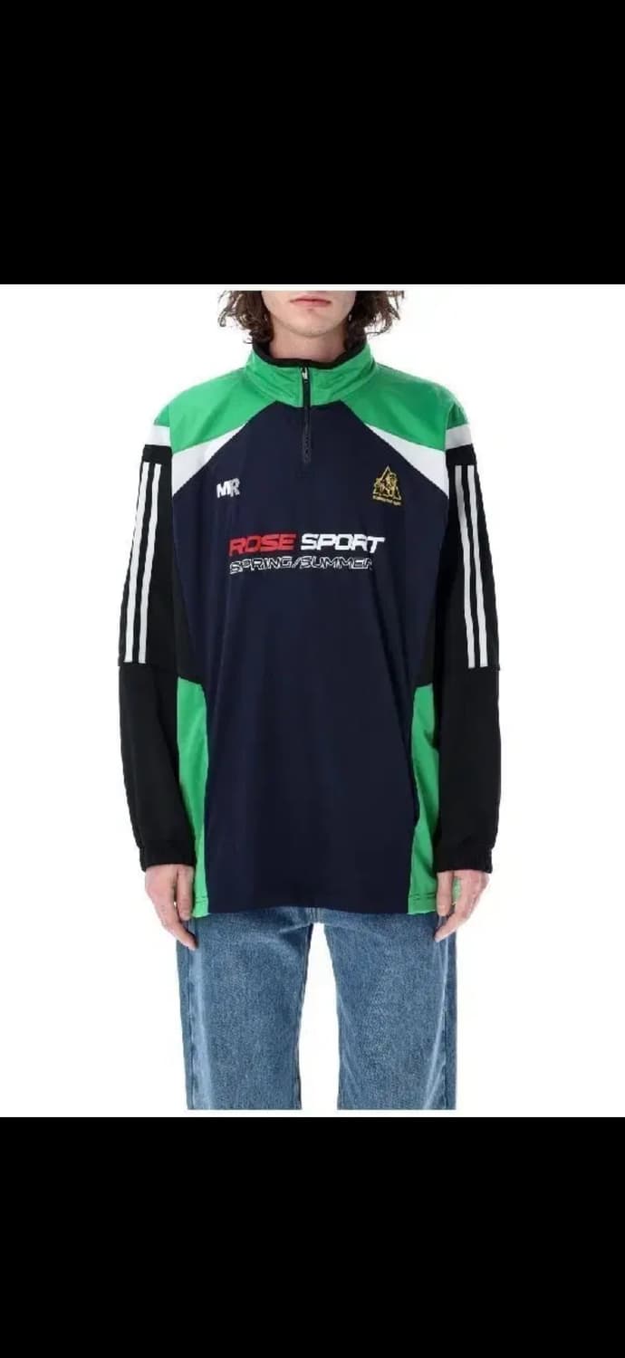 마틴로즈 스포츠 하프 지퍼 하이넥 트랙탑져지 그린S 상품이미지10