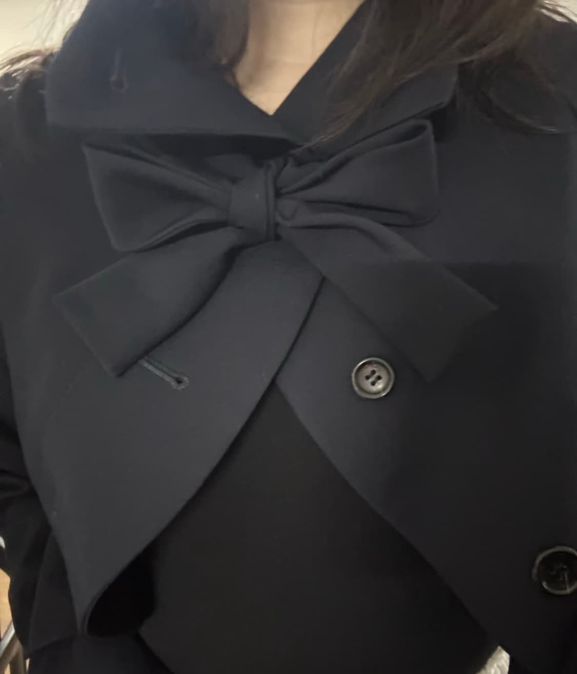 꼼데가르송 언발 케이프 자켓 상품이미지7