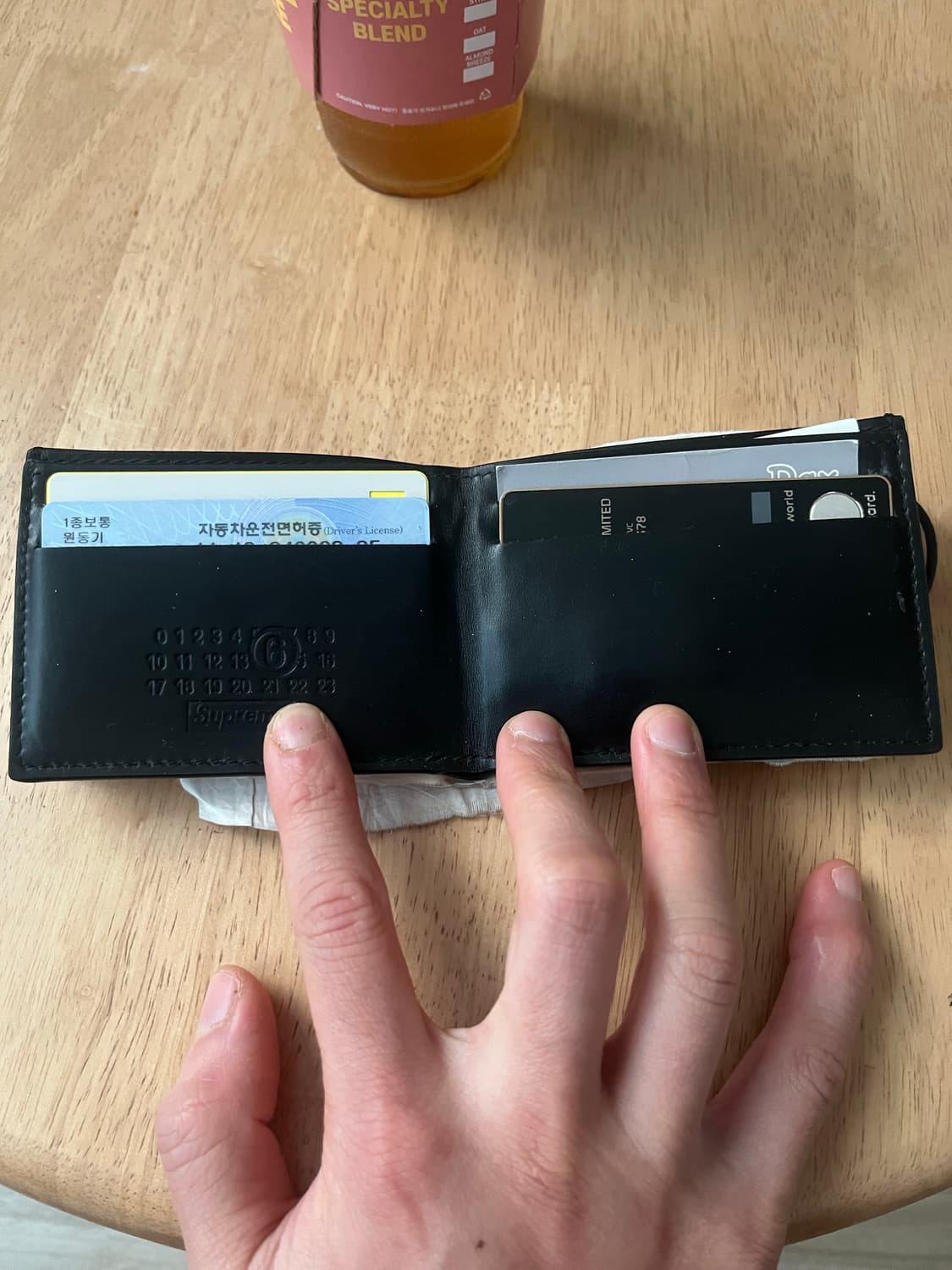 마르지엘라 mm6 슈프림 월렛 지갑 상품이미지2