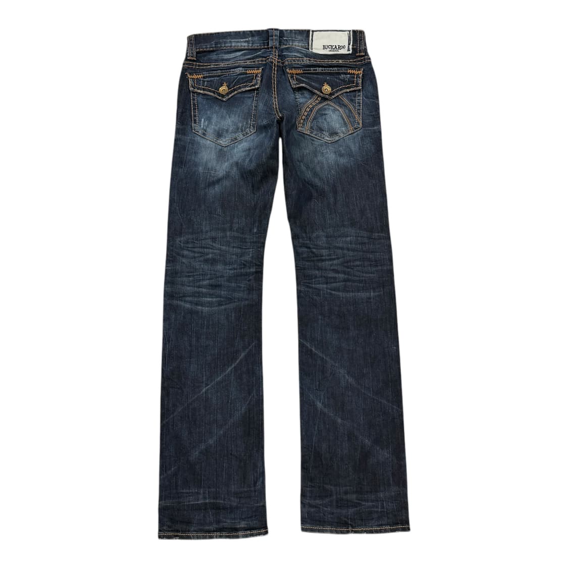 버커루 빈티지 Y2K 워싱 데님 청바지 32 상품이미지2