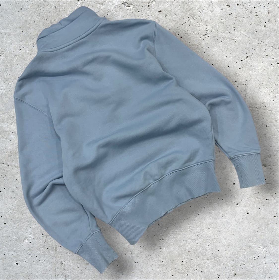 [XS] 푸마 x 아미 하프집업 맨투맨 페이디드 데님 D642 상품이미지2