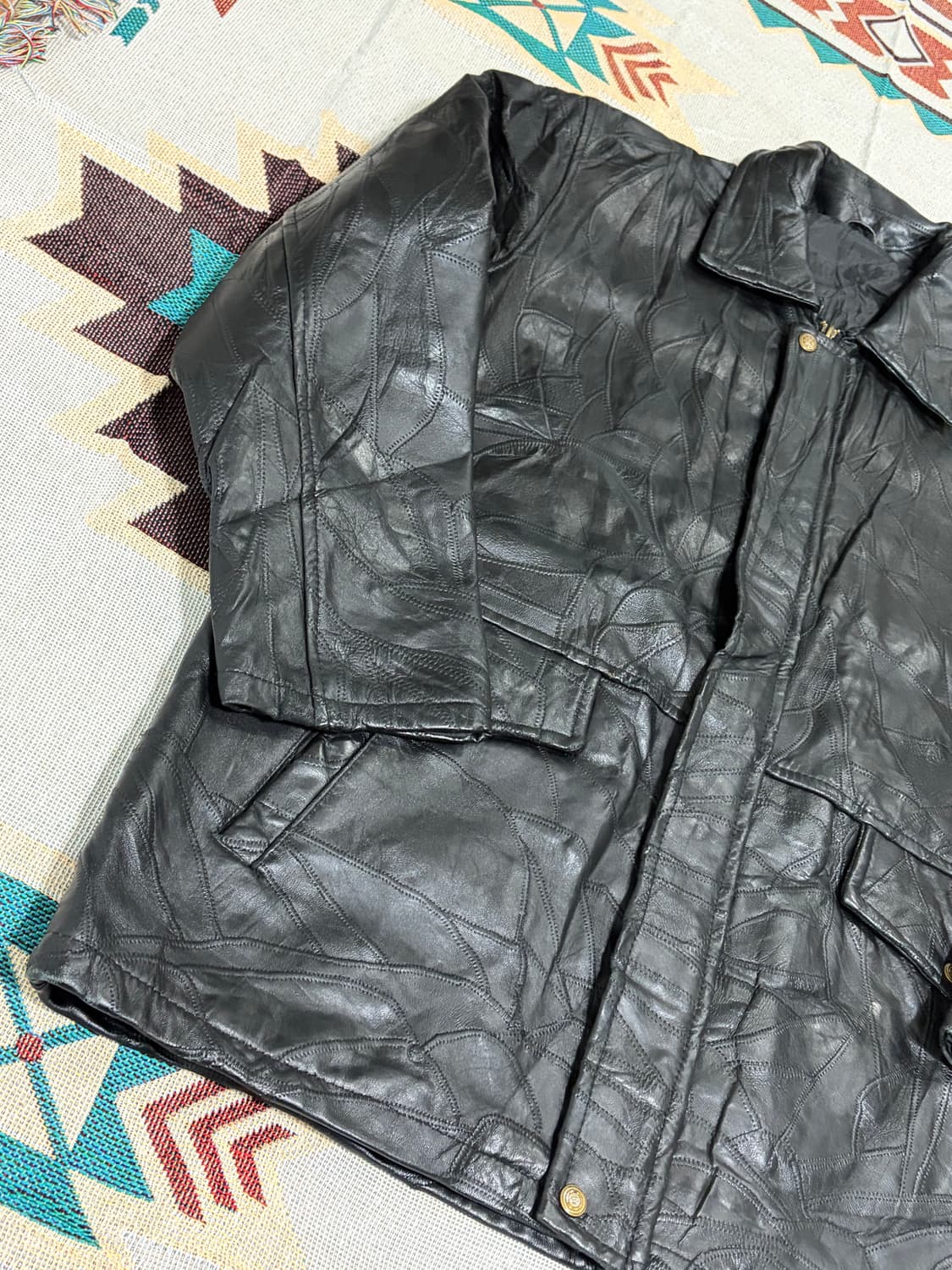 재패니즈 그런지 양가죽 카코트 / japanese western coat 상품이미지4