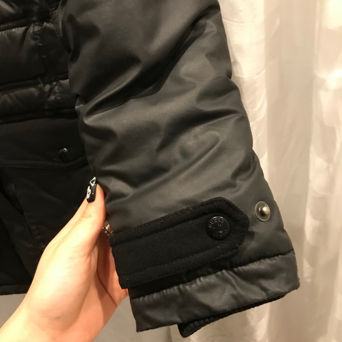 Guess 게스 고스펑크 레더 무스탕 자켓 상품이미지5