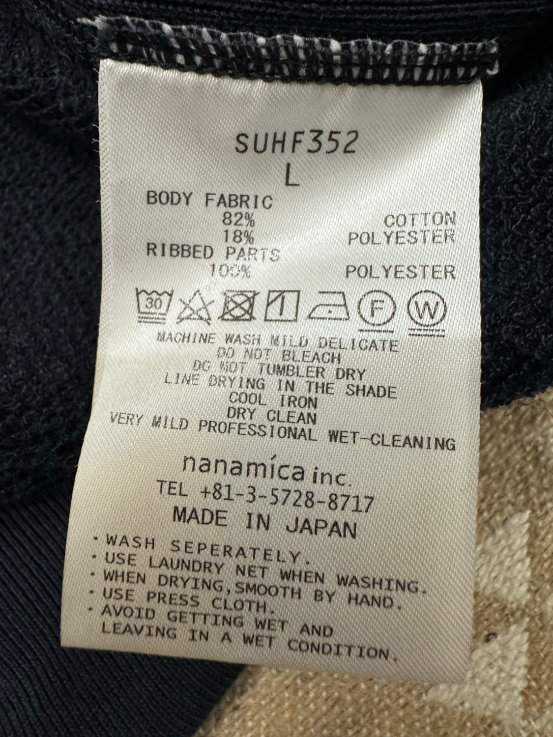 [L][100] 나나미카 후드 풀오버 스웻 다크 네이비  상품이미지6