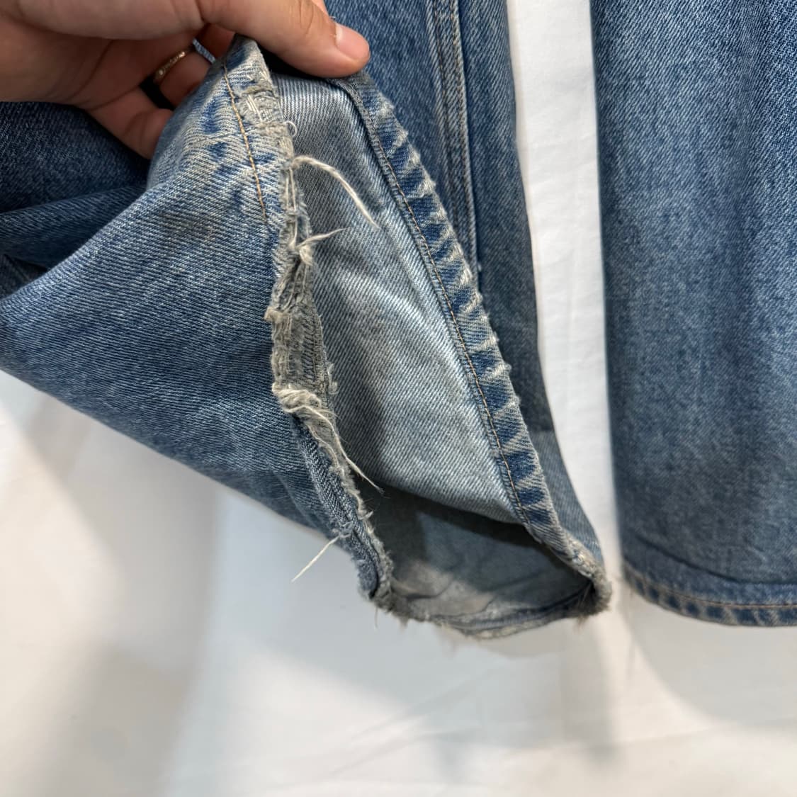 앤아더스토리 연청 와이드 청바지 31 상품이미지3