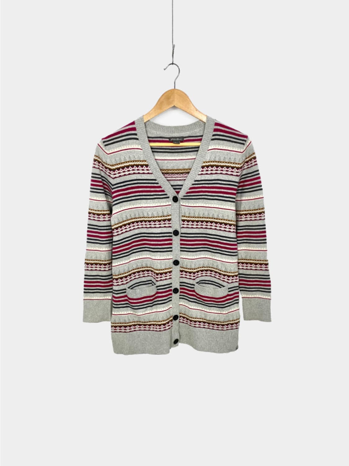 EDDIE BAUER fair isle knit cardigan 상품이미지4