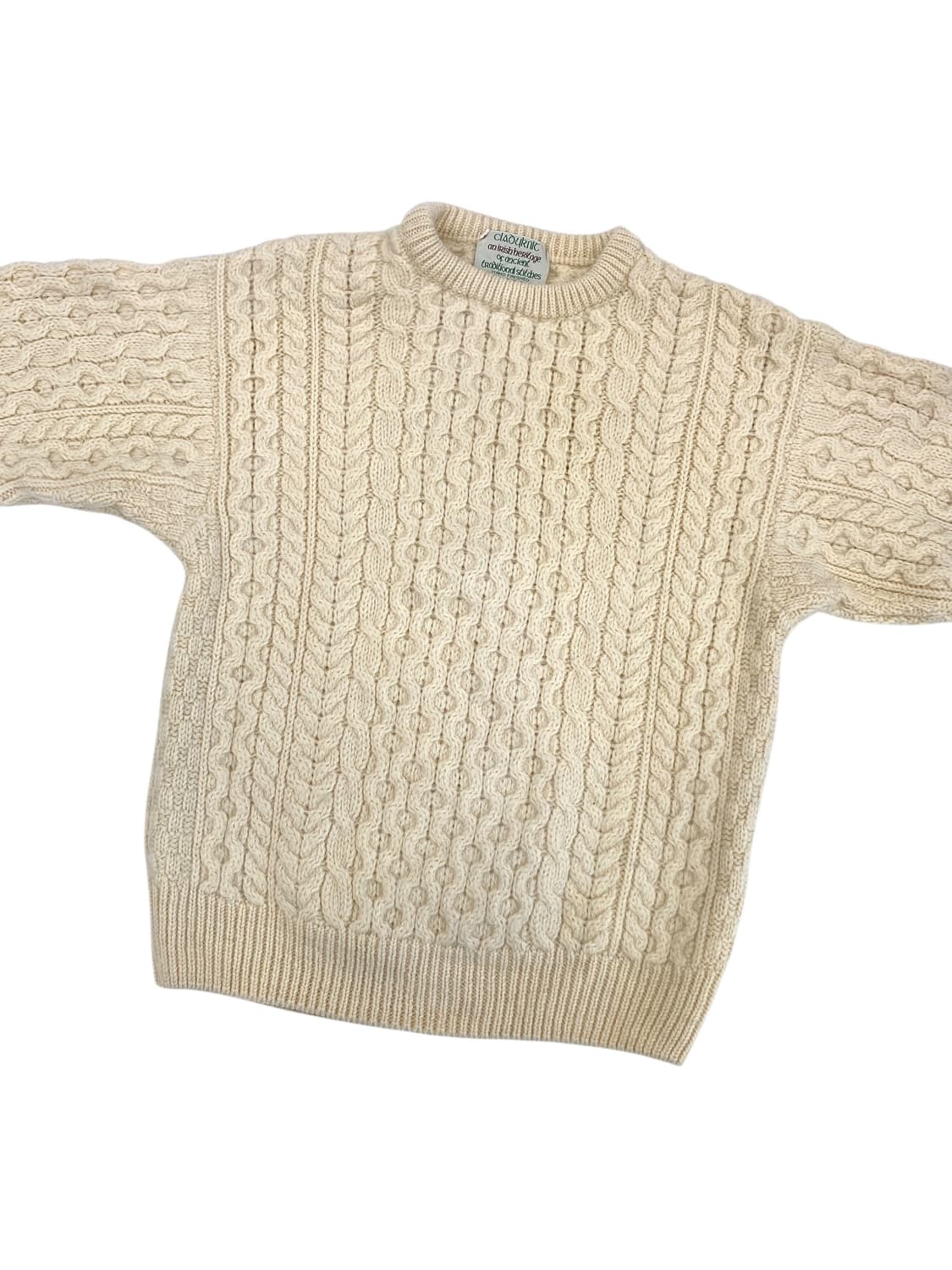 Cladyknit 아일랜드 핸드니트 피셔맨 스웨터 상품이미지4