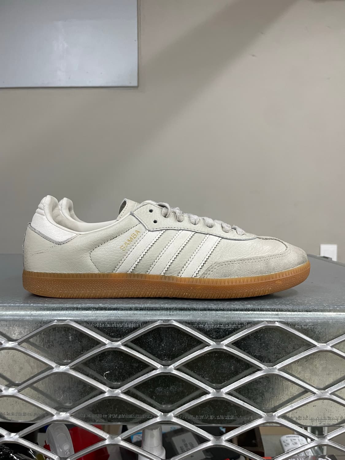 아디다스 삼바 OG 알루미늄 초크 화이트 245 상품이미지4