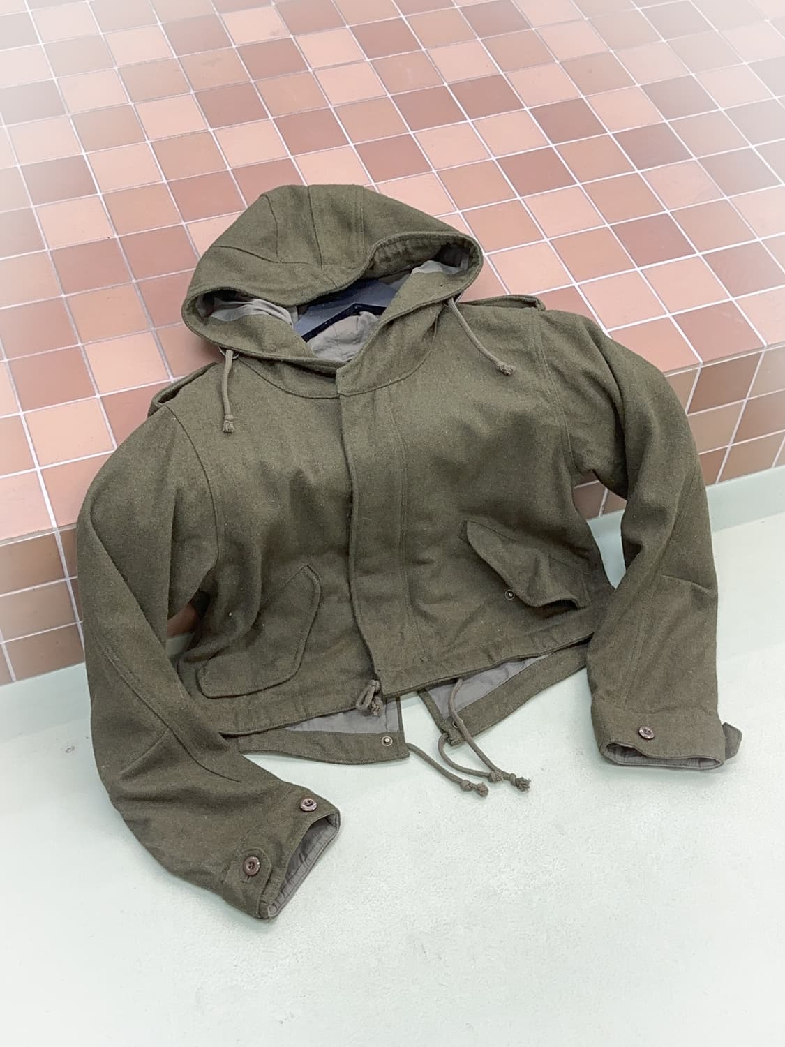 beams boy khaki wool hd jacket 상품이미지1