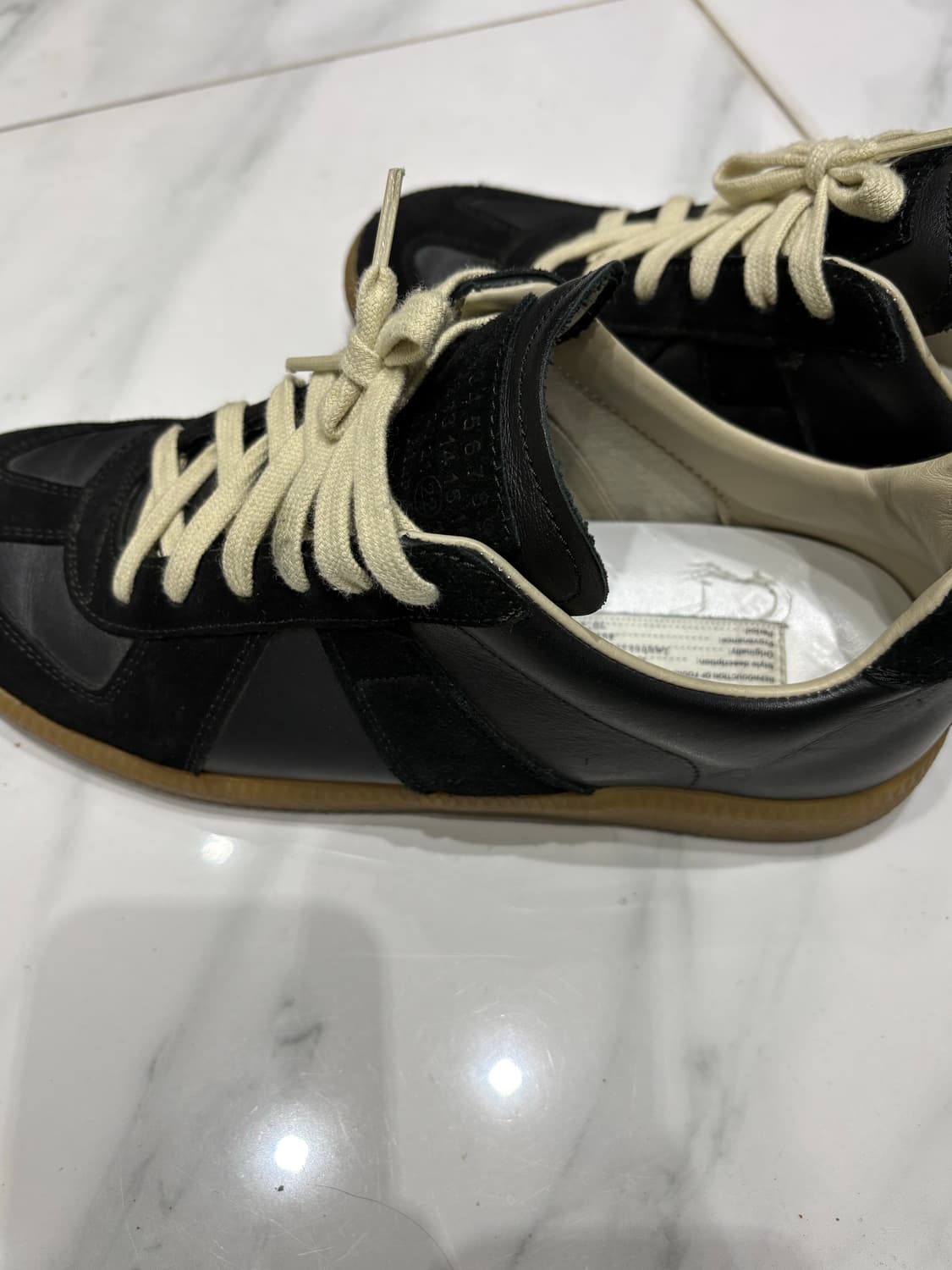 (정품)메종 마르지엘라 독일군 스니커즈 블랙40 2/1 상품이미지3