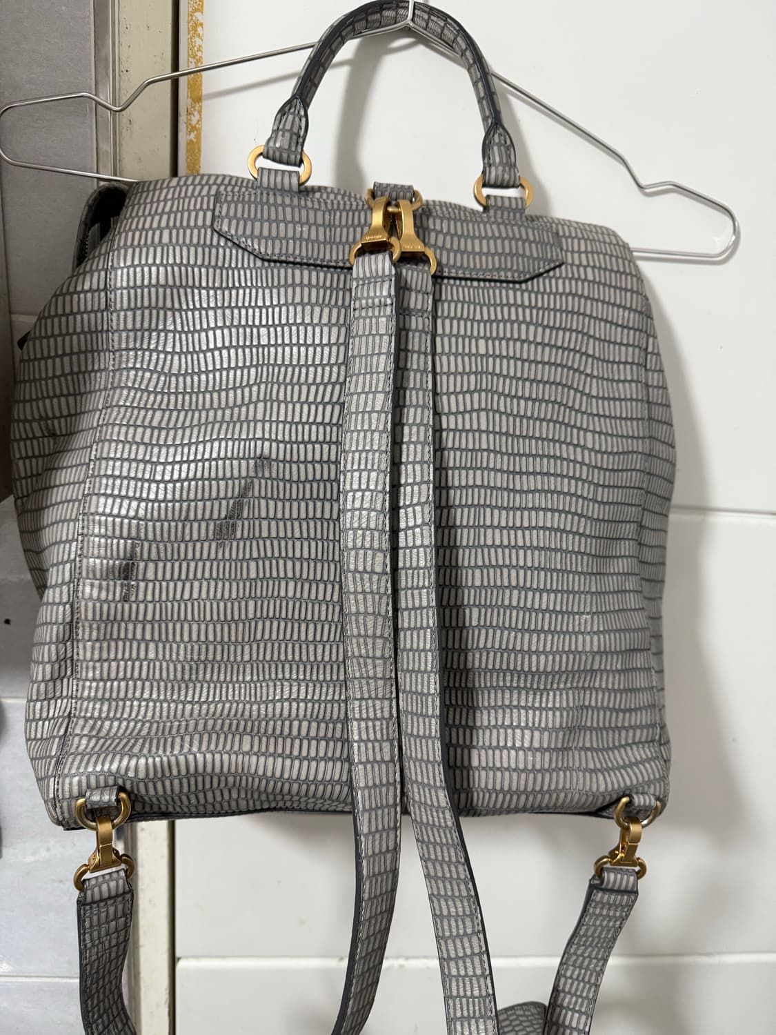 쿠론정품가죽백팩 상품이미지5