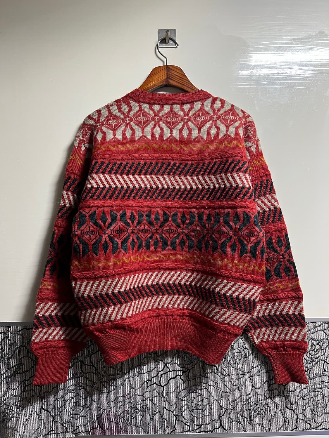 빈티지 트로이브로스 패턴 스웨터 상품이미지8
