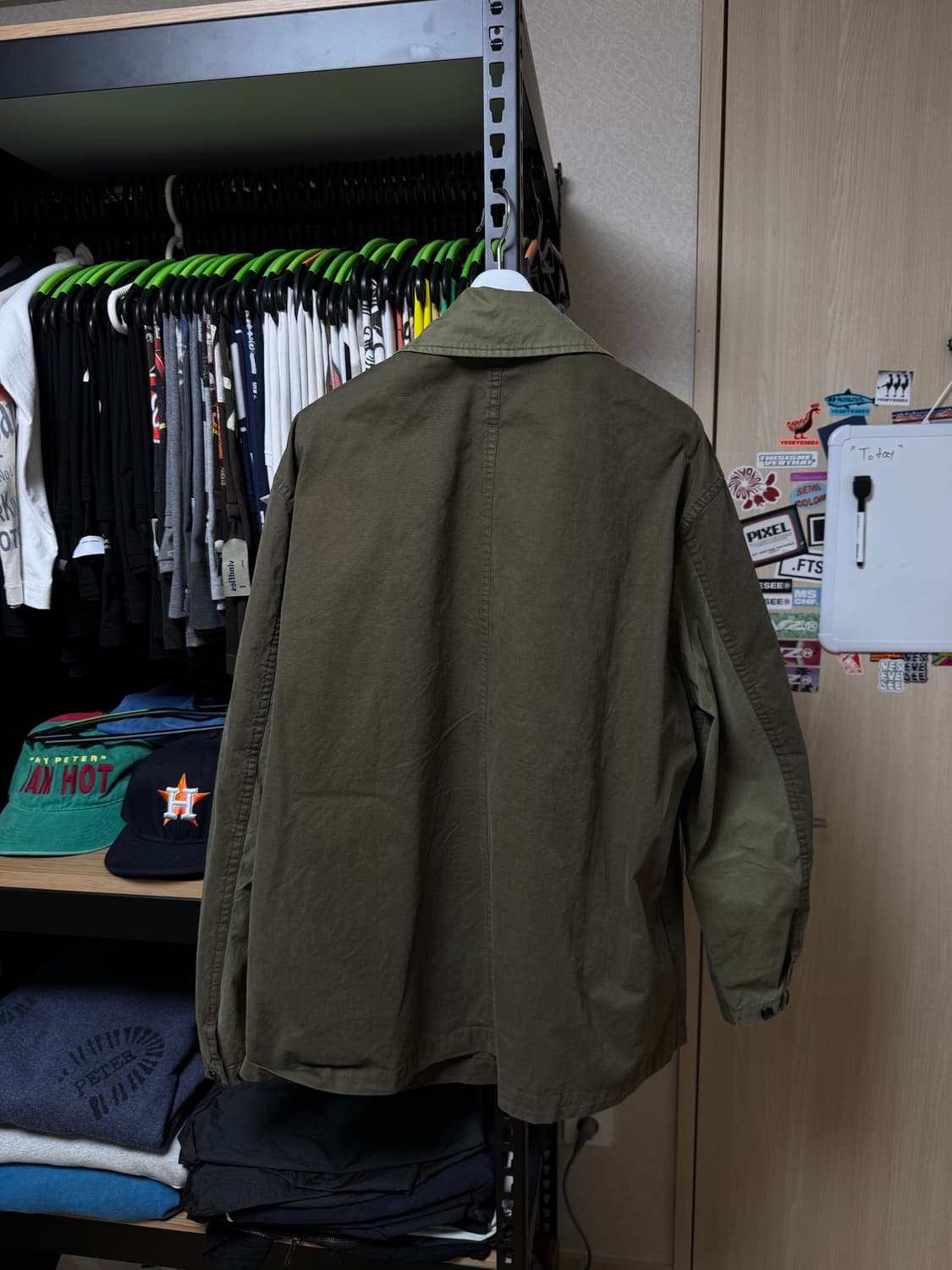 [1] 오가프 선피치 프렌치 자켓 카키 상품이미지4