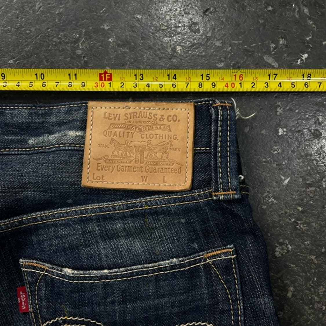 32 리바이스 505 데미지 청바지  상품이미지8