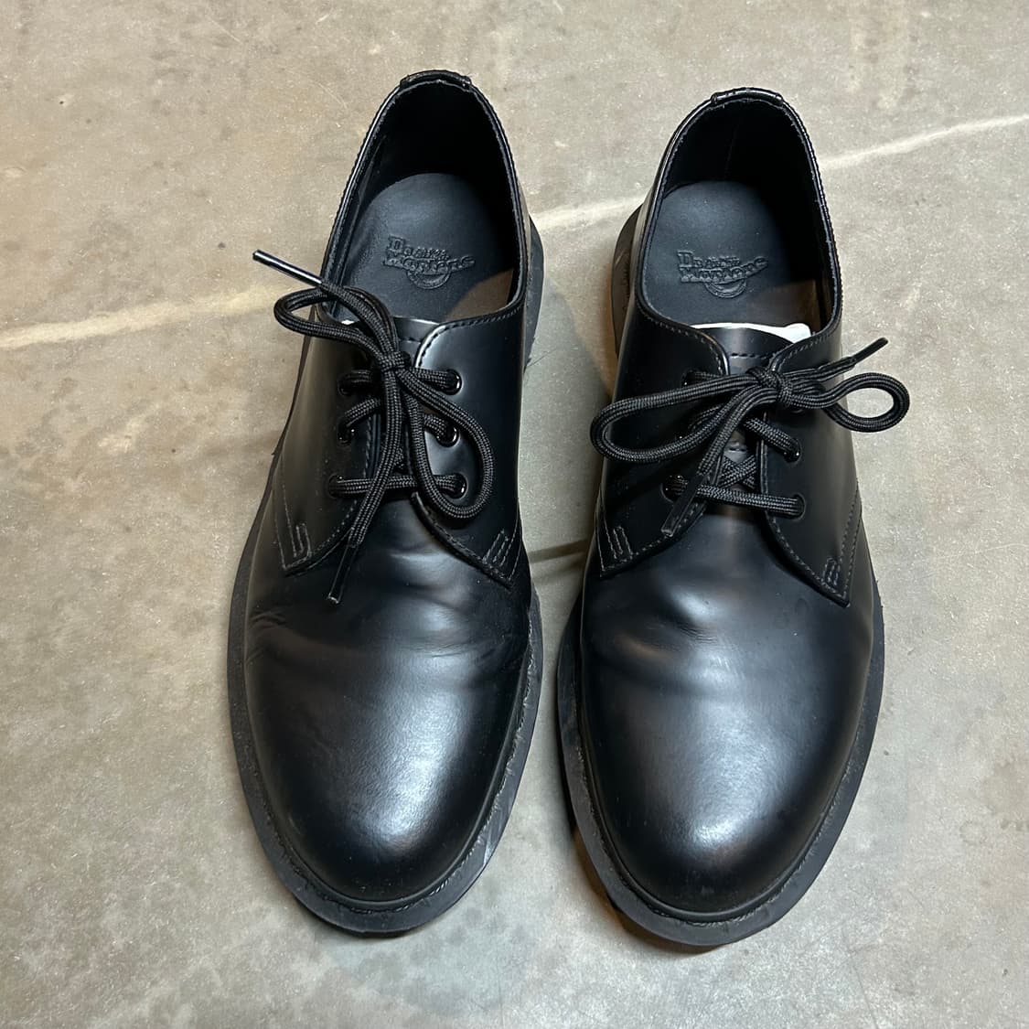 260) 닥터마틴 1461 모노 블랙 구두 더비슈즈 상품이미지2