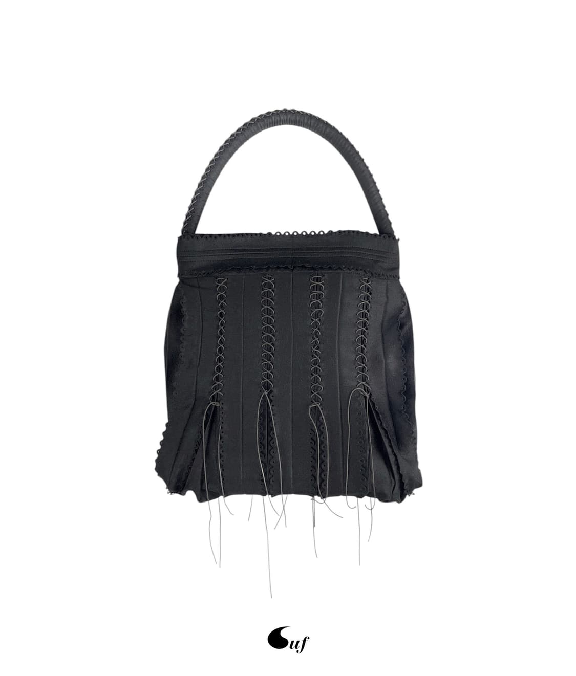lace up pleats tote bag 상품이미지1