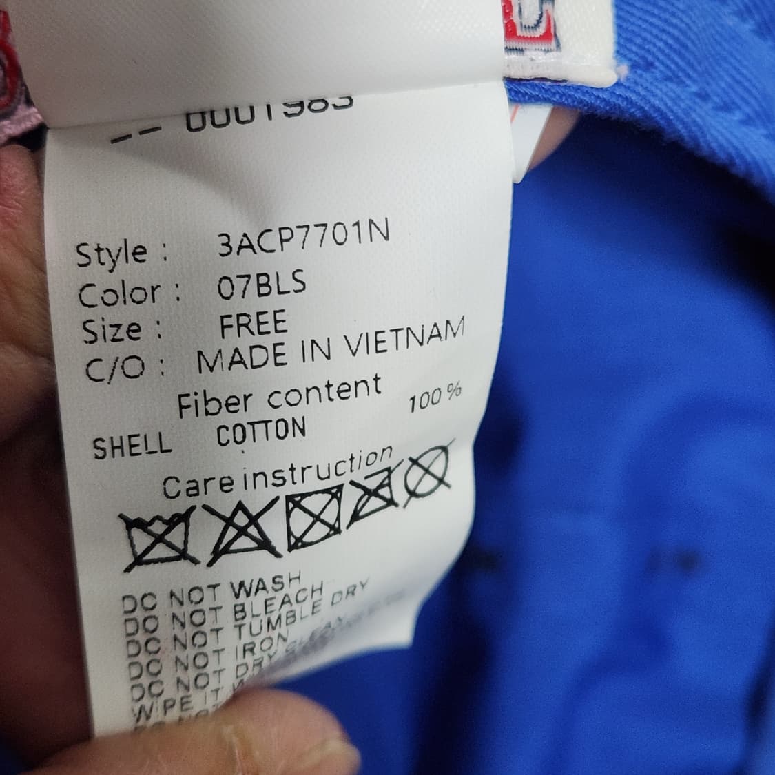 MLB LA 다저스 블루 볼캡 / 프리사이즈 상품이미지5