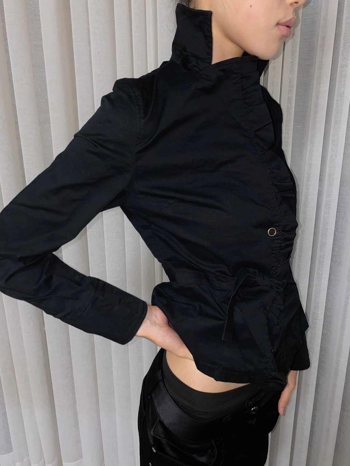 프릴카라 자켓 상품이미지1