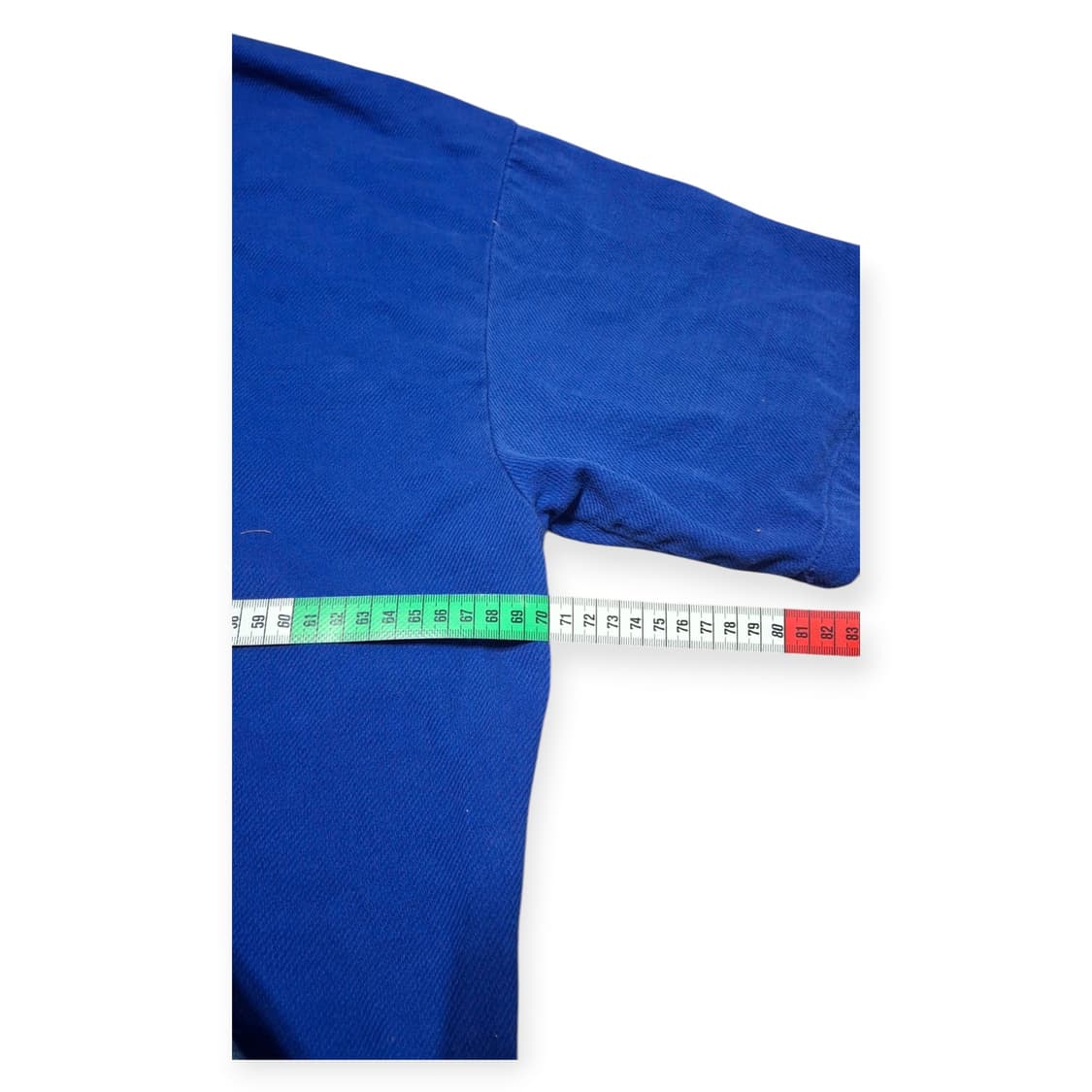 XL)자라 ZARA 오버핏 PK반팔 티셔츠 블루 상품이미지8