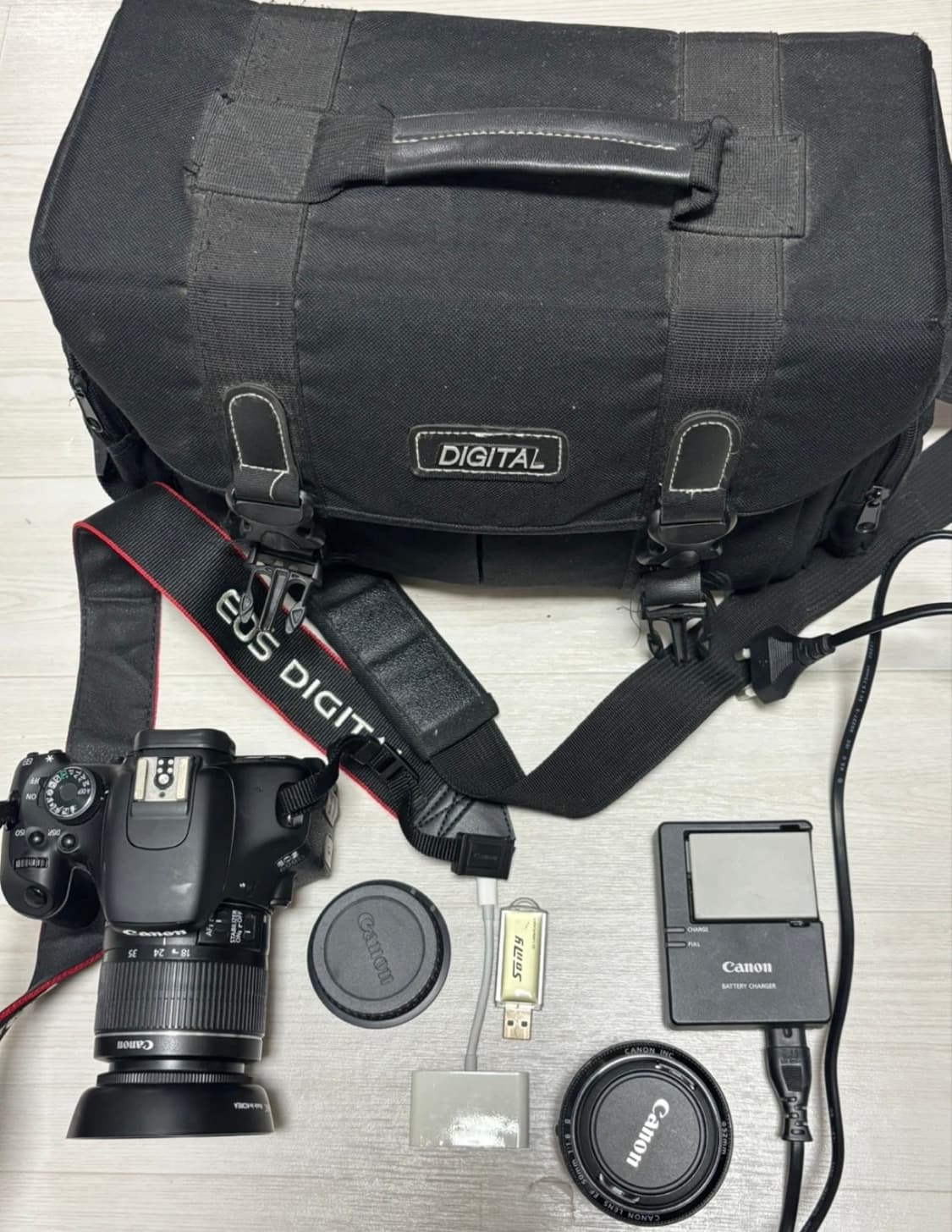 캐논 EOS 600D DSLR 카메라 렌즈 두개 상품이미지1