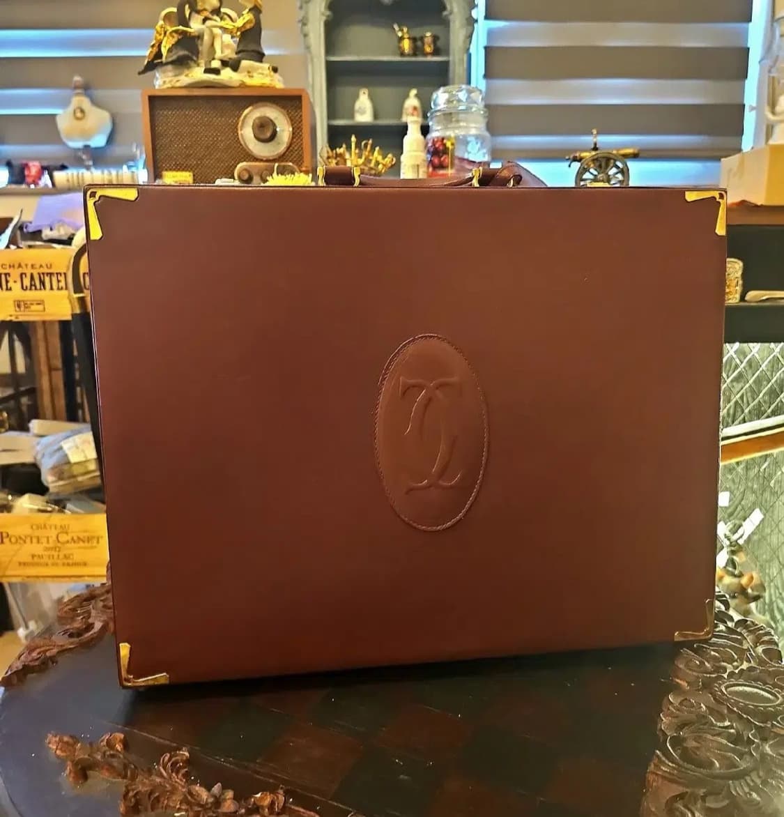 90년대 까르띠에 트렁크 브리프케이스 상품이미지1