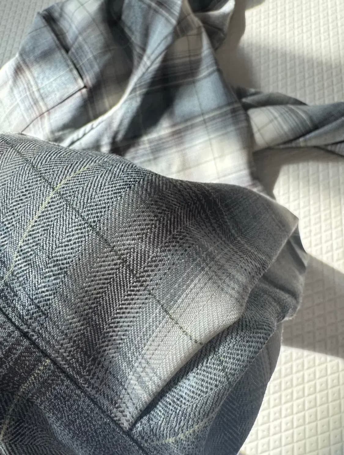 [3] 오라리 22AW 슈퍼라이트 울 체크셔츠 상품이미지3