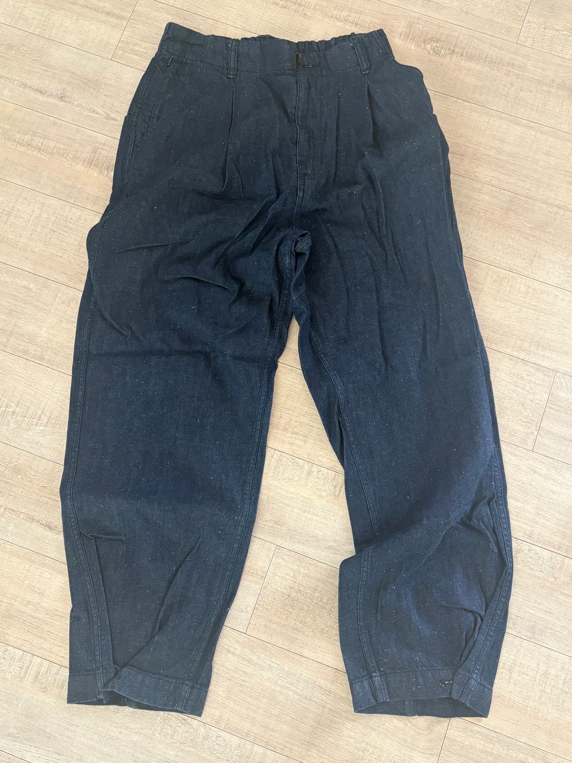 아마이유우츠 데님팬츠 Nep Denim Wide Pants_Indigo 상품이미지4