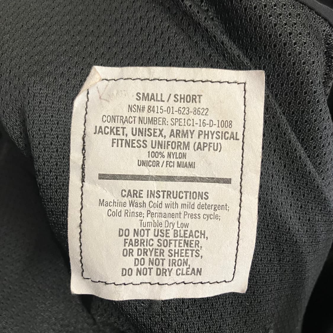 N106 미군 us army apfu 바람막이 자켓 상품이미지3