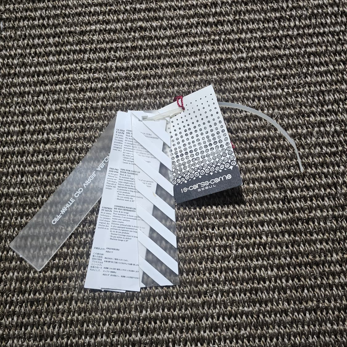 오프화이트 이글 엠브로이드 데님 자켓 M 상품이미지10