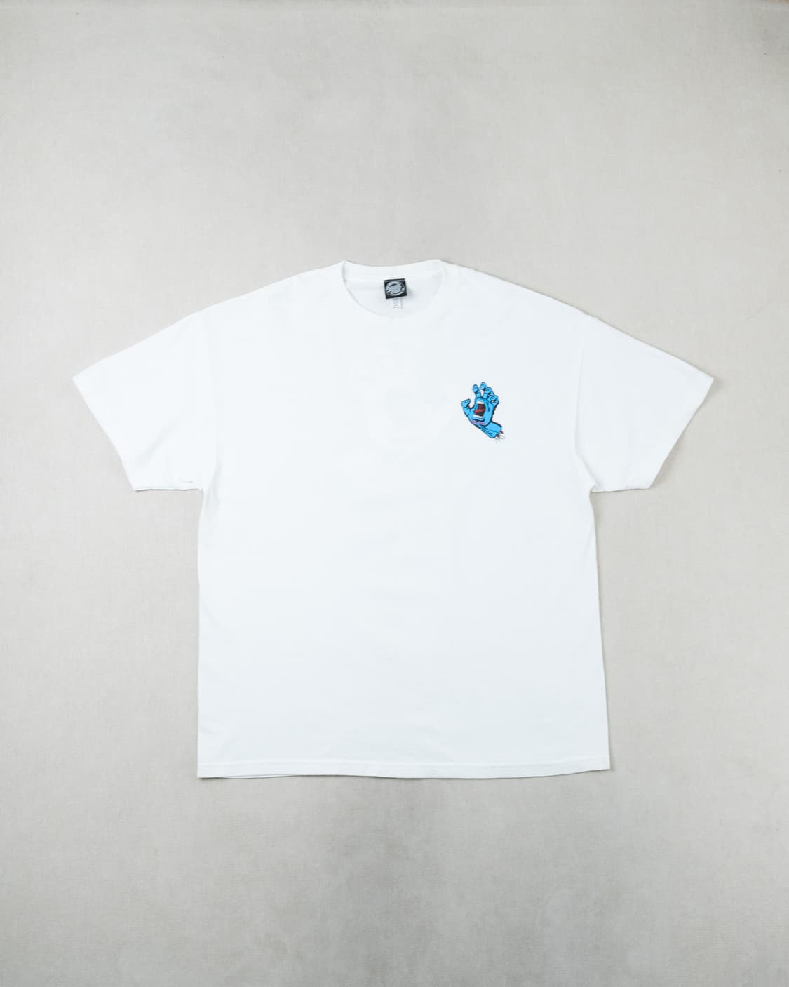 (XXL) 산타크루즈 스크리밍 핸드 로고 반팔 티셔츠 상품이미지1