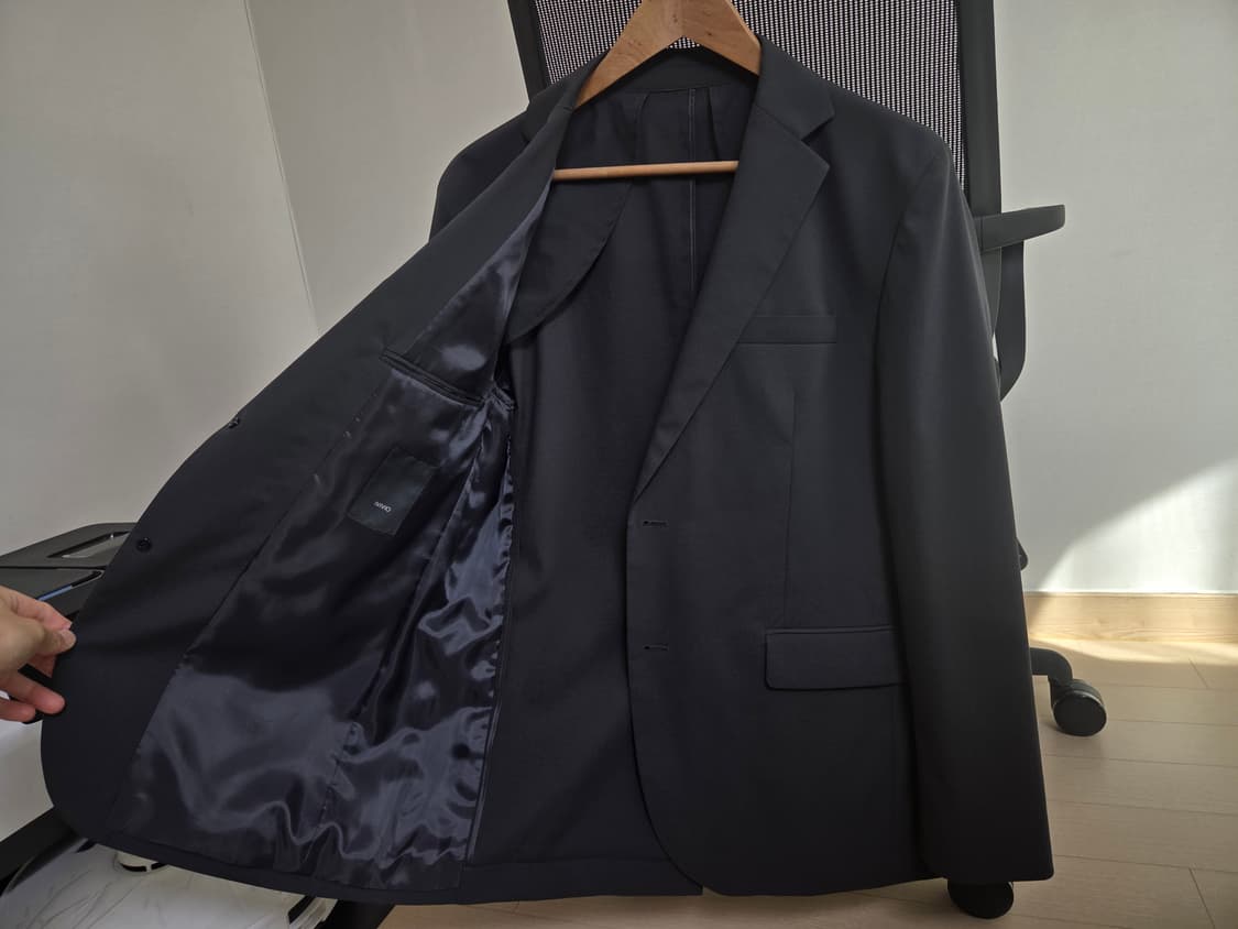 [정품] 엠비오 MVIO 남성 린넨 혼방 화섬 셋업 다크그레이 105-8 상품이미지5