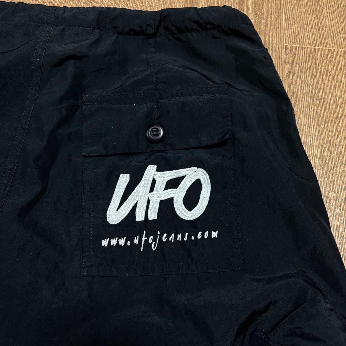 UFO 나일론 블랙 카고 팬츠 상품이미지8