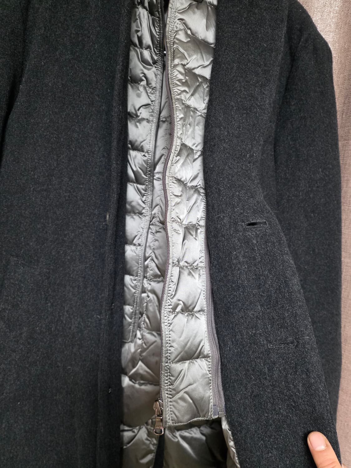 ANDZ캐시미어구스패딩코트 95 상품이미지4